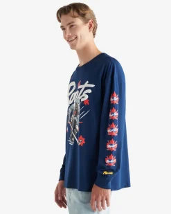 Mens Super Hockey Long Sleeve T-Shirt