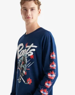 Mens Super Hockey Long Sleeve T-Shirt