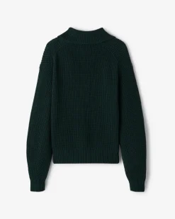 Niagara Waffle Half Zip Sweater