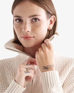 Niagara Waffle Half Zip Sweater