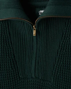 Niagara Waffle Half Zip Sweater
