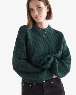 Oakwood Waffle Crew Sweater
