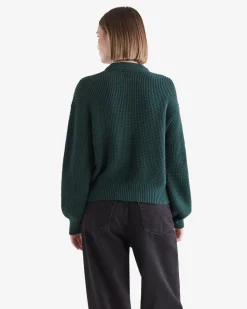 Oakwood Waffle Crew Sweater