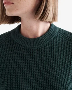 Oakwood Waffle Crew Sweater