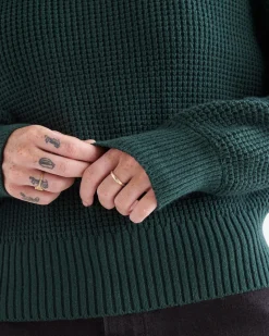 Oakwood Waffle Crew Sweater