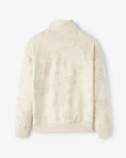 One Floral Half Zip Stein
