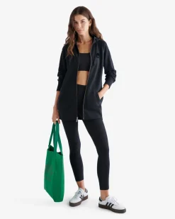 Organic Capri Full Zip Hoodie