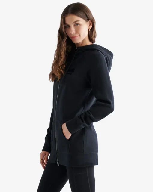 Organic Capri Full Zip Hoodie