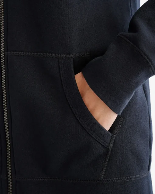 Organic Capri Full Zip Hoodie