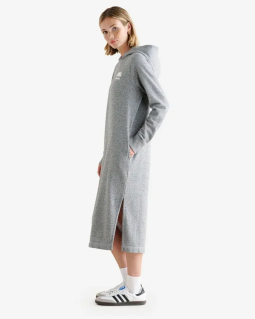 Organic Cooper Hoodie Midi Dress
