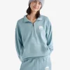 Organic Cooper Relaxed Half Zip Sweatshirt