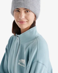 Organic Cooper Relaxed Half Zip Sweatshirt