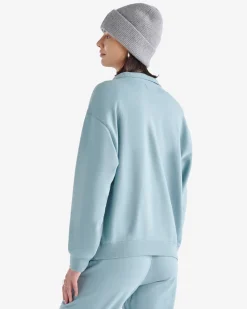Organic Cooper Relaxed Half Zip Sweatshirt