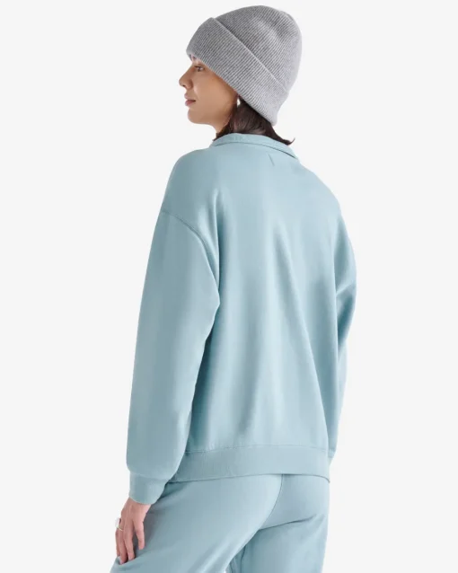 Organic Cooper Relaxed Half Zip Sweatshirt