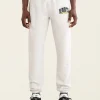 Plaid Applique Sweatpant