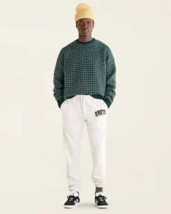 Plaid Applique Sweatpant