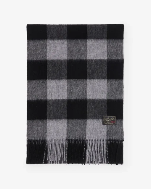 Plaid Wool Scarf