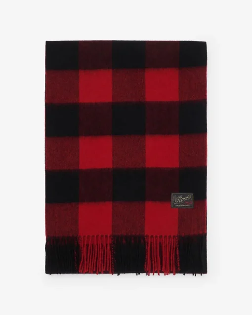 Plaid Wool Scarf