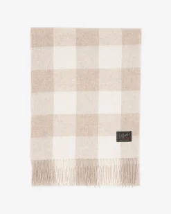 Plaid Wool Scarf