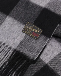 Plaid Wool Scarf