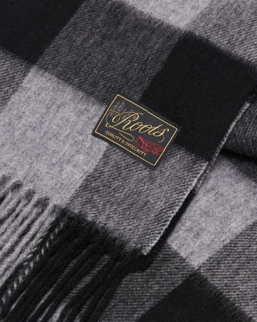 Plaid Wool Scarf