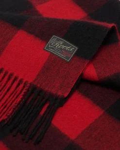 Plaid Wool Scarf