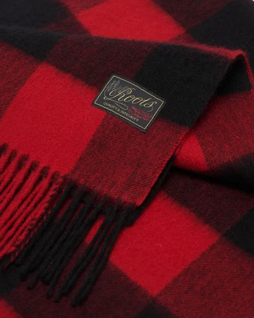 Plaid Wool Scarf