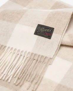 Plaid Wool Scarf