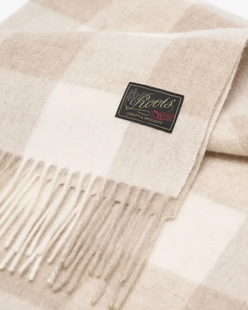 Plaid Wool Scarf