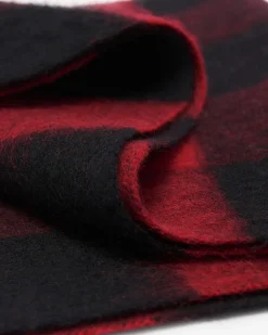 Plaid Wool Scarf