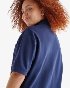 RBA Oversized Short Sleeve Pocket Polo