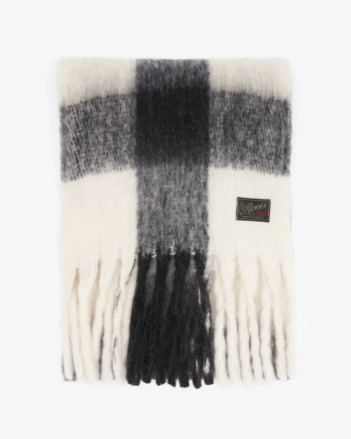 Relais Plaid Wool Blend Scarf