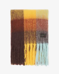 Relais Plaid Wool Blend Scarf