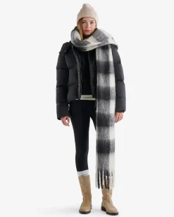 Relais Plaid Wool Blend Scarf