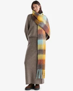 Relais Plaid Wool Blend Scarf