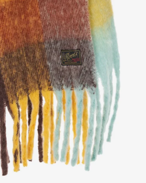 Relais Plaid Wool Blend Scarf