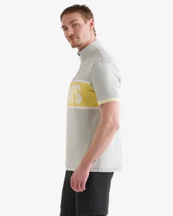 Renew Short Sleeve Half Zip Stein