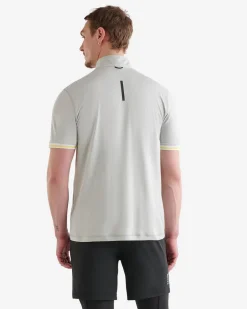 Renew Short Sleeve Half Zip Stein