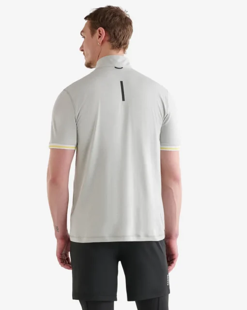 Renew Short Sleeve Half Zip Stein