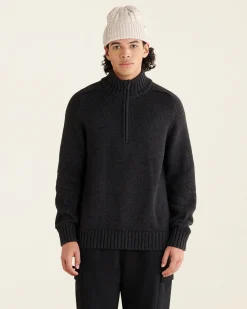 Robson Relaxed Half Zip Stein Sweater