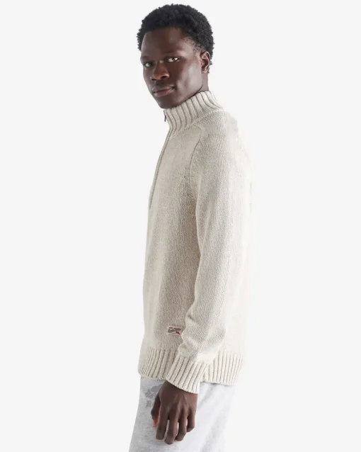 Robson Relaxed Half Zip Stein Sweater