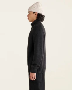 Robson Relaxed Half Zip Stein Sweater