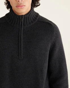 Robson Relaxed Half Zip Stein Sweater