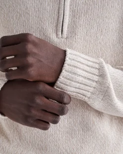 Robson Relaxed Half Zip Stein Sweater