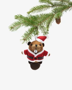 Santa Beaver Ornament