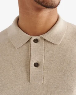 Severn Long Sleeve Sweater Polo
