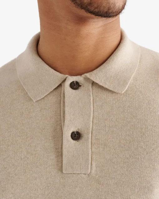 Severn Long Sleeve Sweater Polo