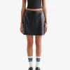 Short Leather Skirt