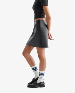 Short Leather Skirt