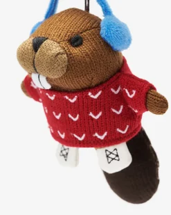 Skating Beaver Ornament